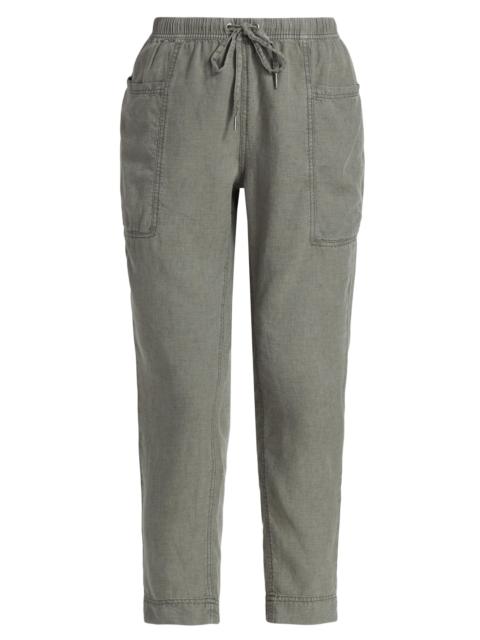 Splendid Women's Gia Drawstring Straight-Leg Crop Pants - Soft Vob