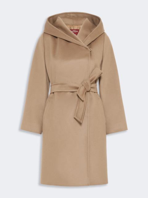 Max Mara NEWMANG Wool broadcloth robe coat - CAMEL