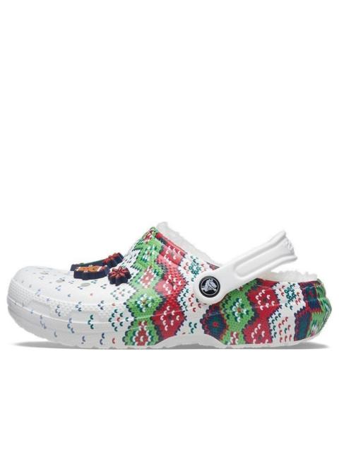crocs Crocs Classic Wear-Resistant Cozy Sports Unisex White Sandals 207687-94S