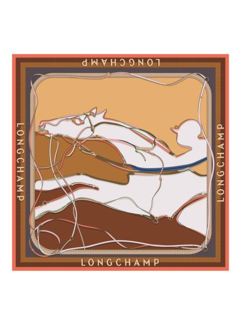 Longchamp A Toute Allure Silk scarf 90