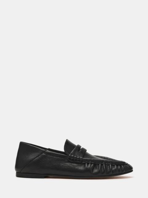 STEVE MADDEN ROGER BLACK LEATHER