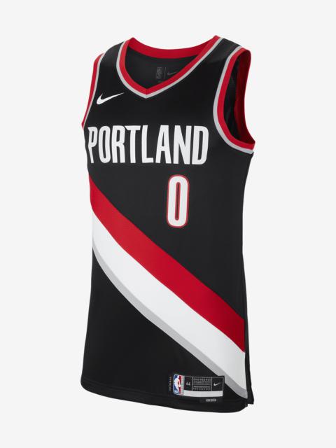 Nike 포틀랜드 트레일 블레이저 아이콘 에디션 2022/23 나이키 남자의 드리프 NBA 스윙맨 저지