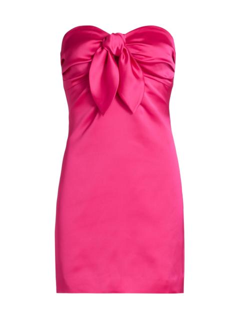 RAMY BROOK Women's Orion Bow Minidress - Hot Pink