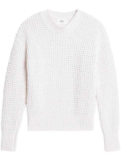 AMI Paris crew-neck knit jumper