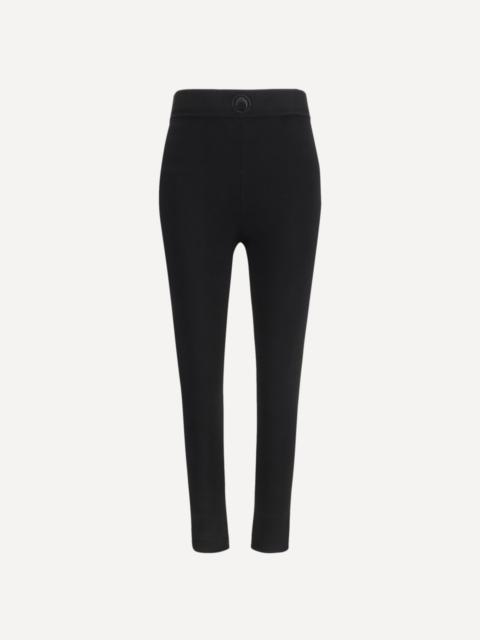 Marine Serre Moon Logo Knit Leggings