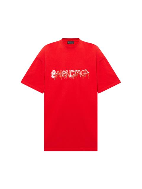 BALENCIAGA Balenciaga Oversized T-Shirt 'Cardi Red'
