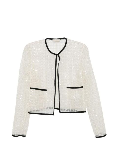 ELIE SAAB sequin embellished jacket