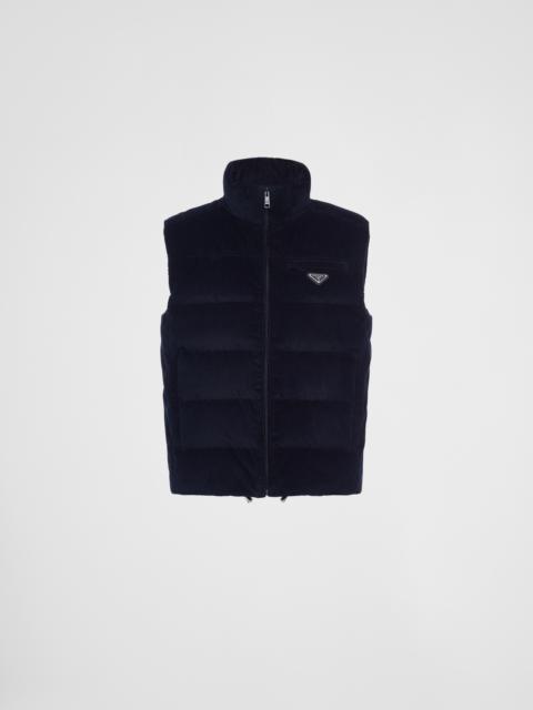 Prada Corduroy down vest