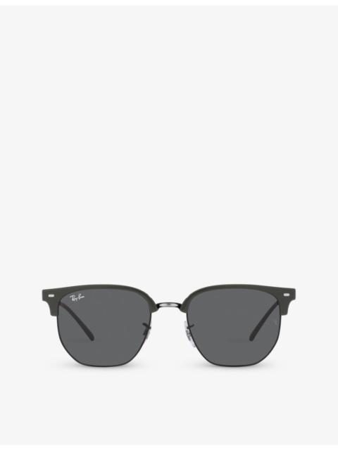 Ray-Ban RB4416 New Clubmaster irregular-frame propionate sunglasses