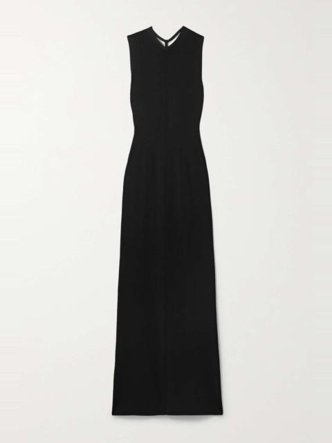 KHAITE Teri open-back jersey maxi dress