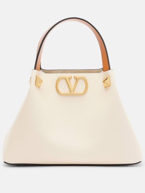 Valentino VLogo Small leather tote bag