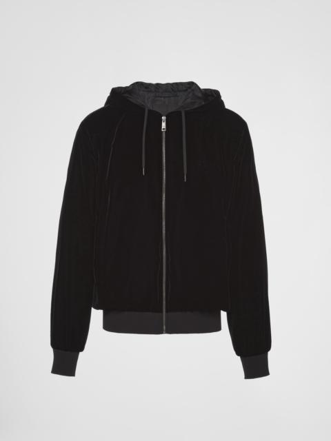 Prada Velvet hoodie