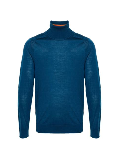 roll-neck merino wool jumper