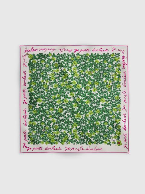 Dior Dior Clover 90 Square Scarf