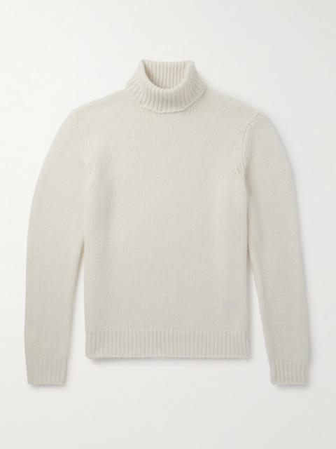 Ralph Lauren Ribbed Cashmere Rollneck Sweater