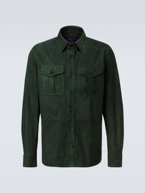 Ralph Lauren Barron suede overshirt