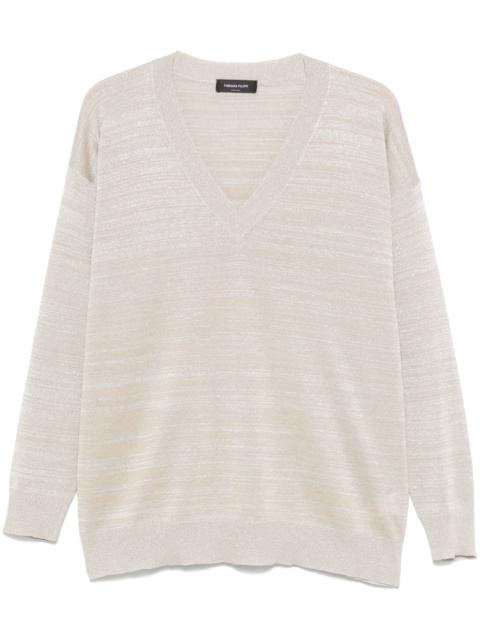FABIANA FILIPPI metallic-threading sweater