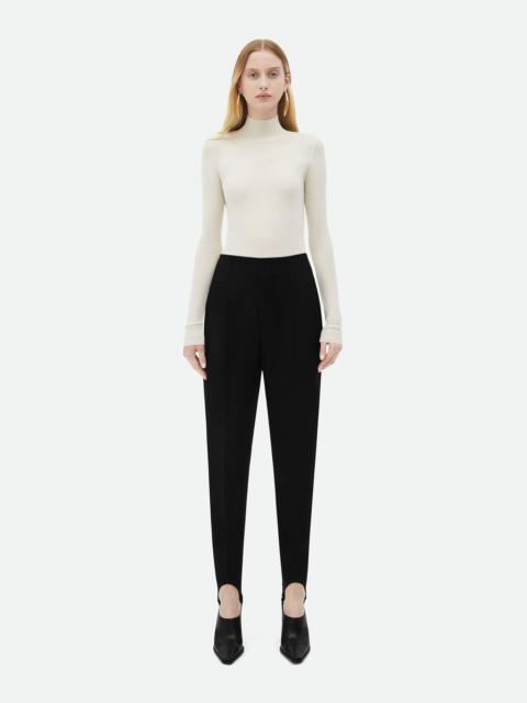 Bottega Veneta Structured Cotton Stirrup Pants