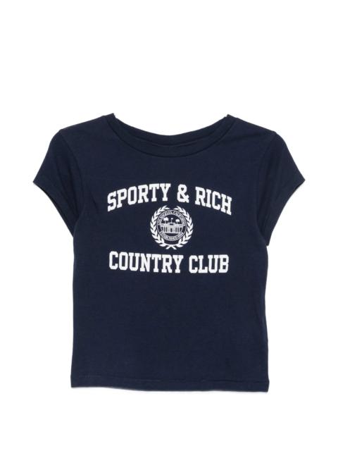 Sporty & Rich Sporty & Rich Logo-print T-shirt