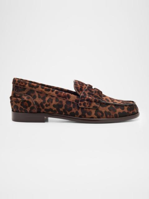 rag & bone Carter Leopard Calf Hair Loafers