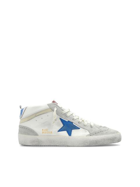 Mid Star distressed-effect sneakers