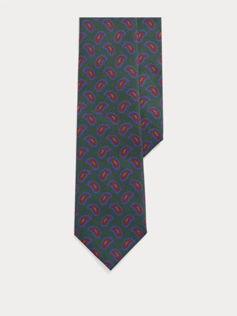Polo Ralph Lauren Pine-Print Silk Twill Tie