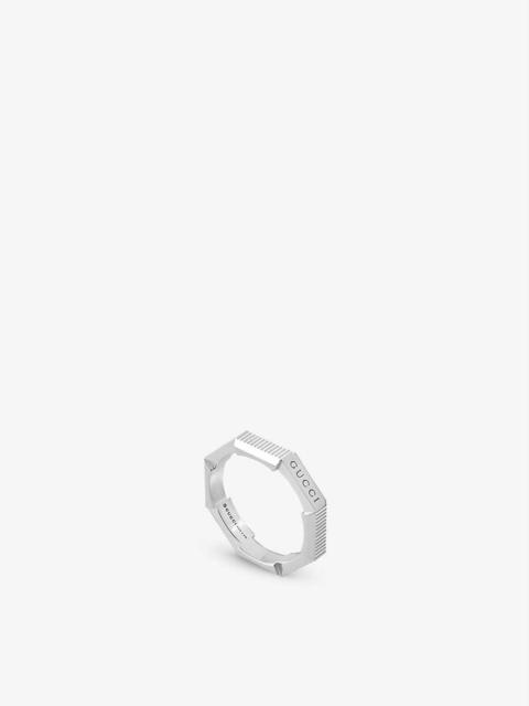 Link to Love 18ct white-gold ring