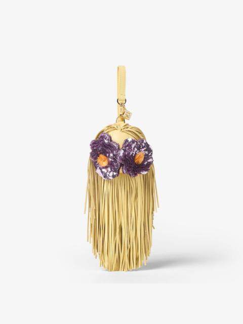 Bag Bugs Charm Yellow nappa leather charm