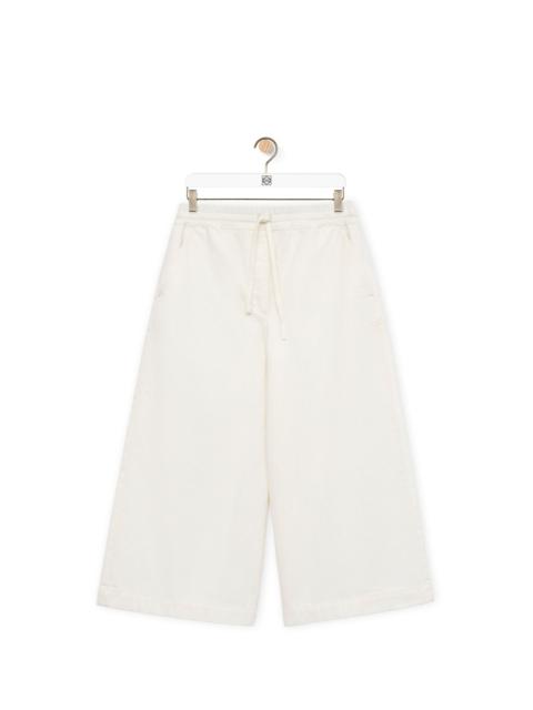 Loewe Cropped trousers in denim