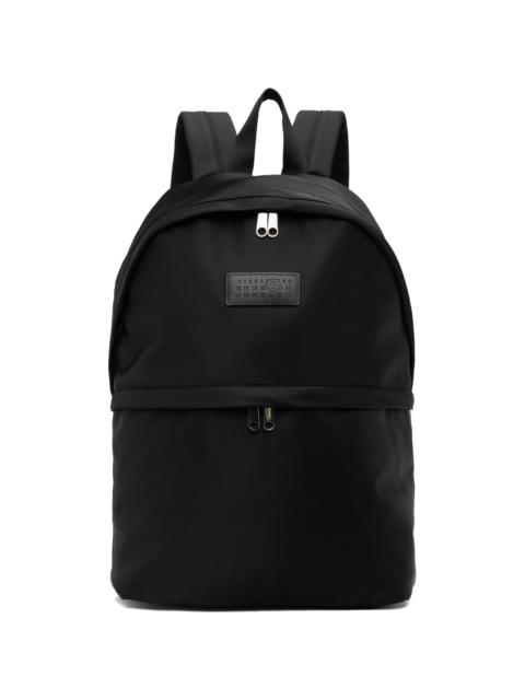 MM6 Maison Margiela Black Nylon Backpack