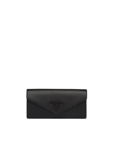 Prada Prada Monochrome Saffiano leather clutch