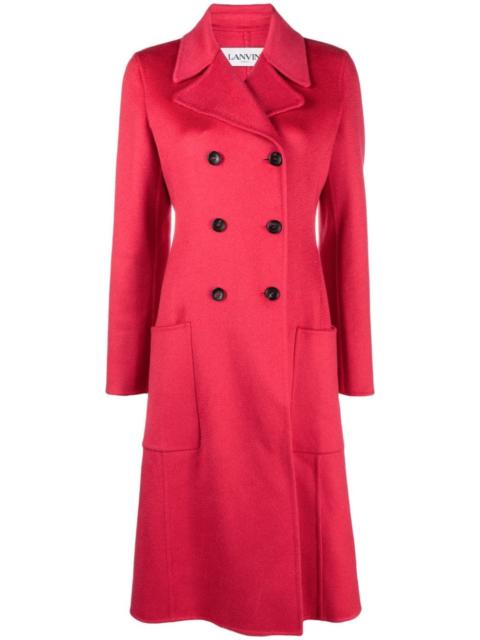 Lanvin double-breasted cashmere coat