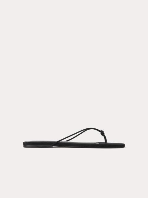 The Knot Flip-Flop Flat black