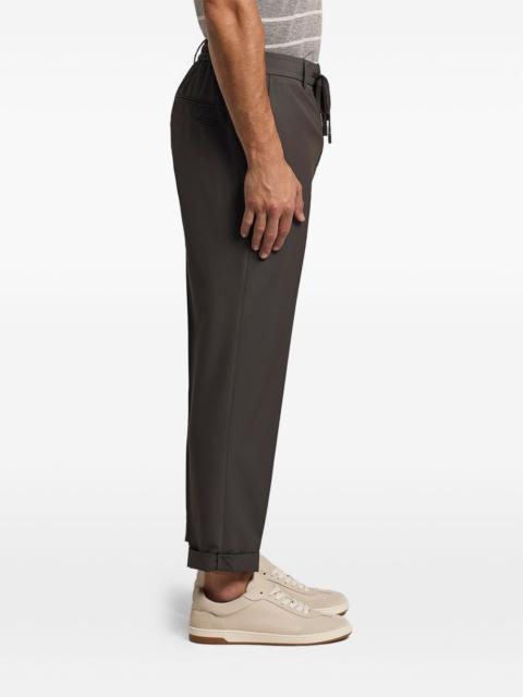 PESERICO drawstring tailored trousers