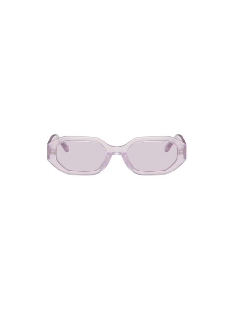 THE ATTICO Pink Linda Farrow Edition Irene Sunglasses