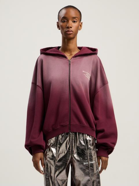 Palm Angels Book Club Zip Crop Hoody