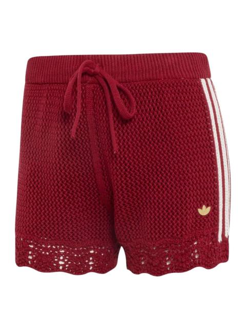 adidas (WMNS) adidas Resort S Shorts Asia Sizing 'Collegiate Burgundy' KX0724
