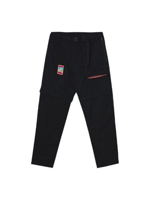 adidas originals Snow Mountain Series Retro Casual Sports Long Pants Black GV0932