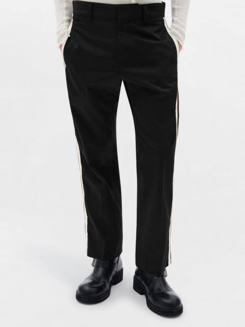 Ann Demeulemeester Perry Straight Leg Cropped Trousers