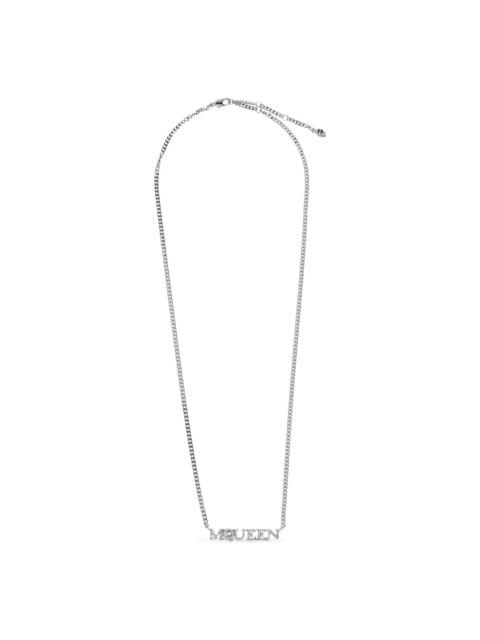 Alexander McQueen logo-pendant necklace