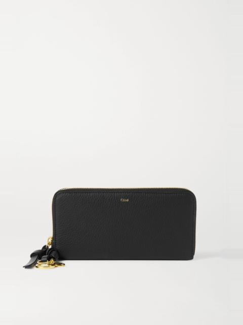 Chloé Alphabet textured-leather wallet