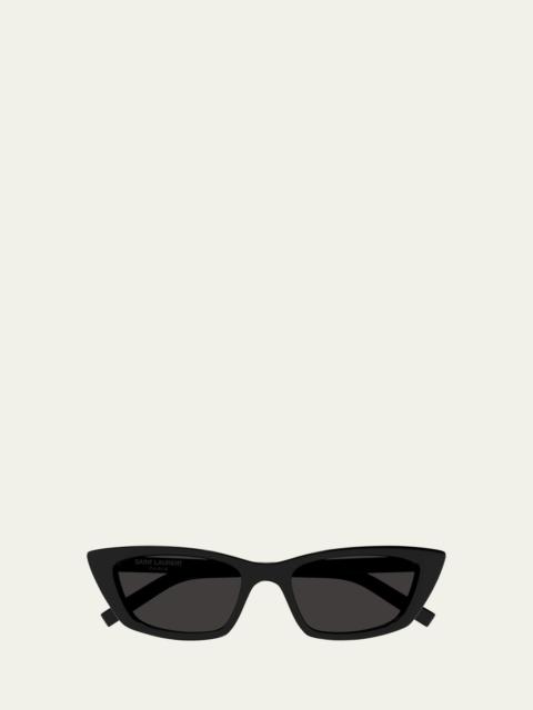 Sleek Acetate Cat-Eye Sunglasses