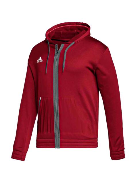 adidas Team Issue Full-Zip Hoodie "Team Power Red / MGH Solid Grey" HI0714