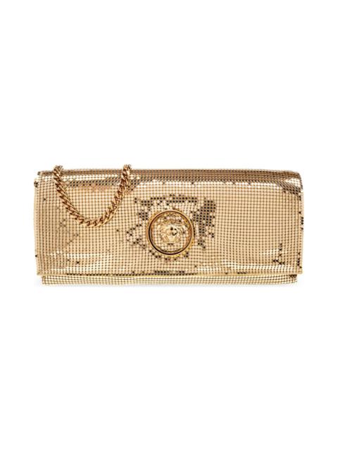 VERSACE Versace Clutch With Shimmering Crystals