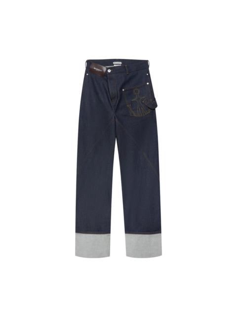 JW Anderson TWISTED WORKWEAR JEAN WITH TURNUP