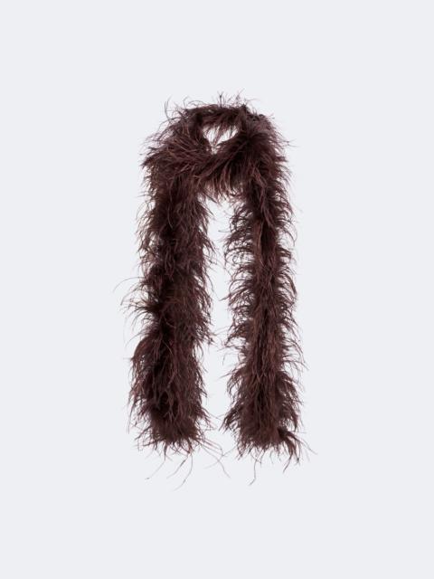 THE NEW ARRIVALS ILKYAZ OZEL Ilkyaz feather scarf
