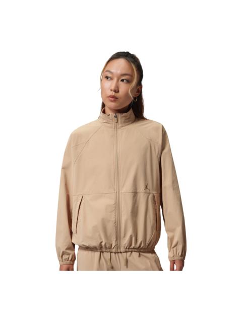 Jordan (WMNS) Air Jordan Sport Dri-Fit Tunnel Jacket 2.0 Asia Sizing 'Khaki Tan' HQ8896-244