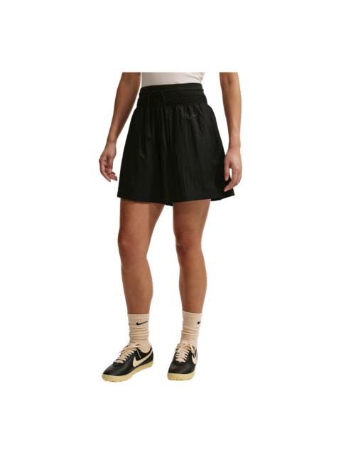 Nike (WMNS) Nike Double Waistband Shorts Asia Sizing 'Black' IF0564-010