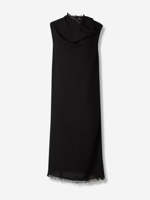 TOTEME FRAYED MIDI DRESS
