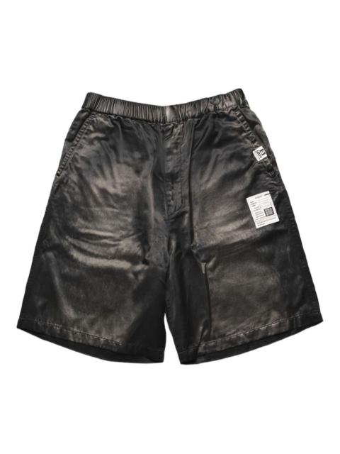 Maison MIHARAYASUHIRO elastic-waistband satin shorts